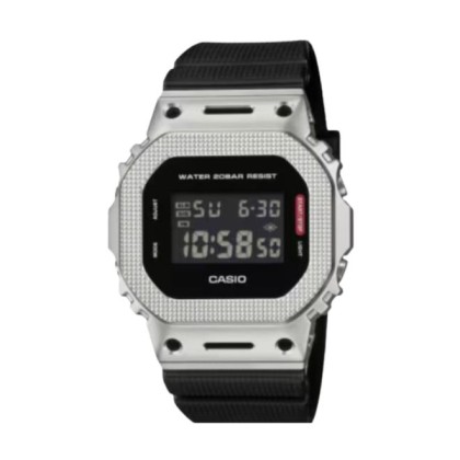 CASIO G-SHOCK GM-5600M-1 BLACK SILICONE STRAP 20ATM DIGITAL MEN WATCH